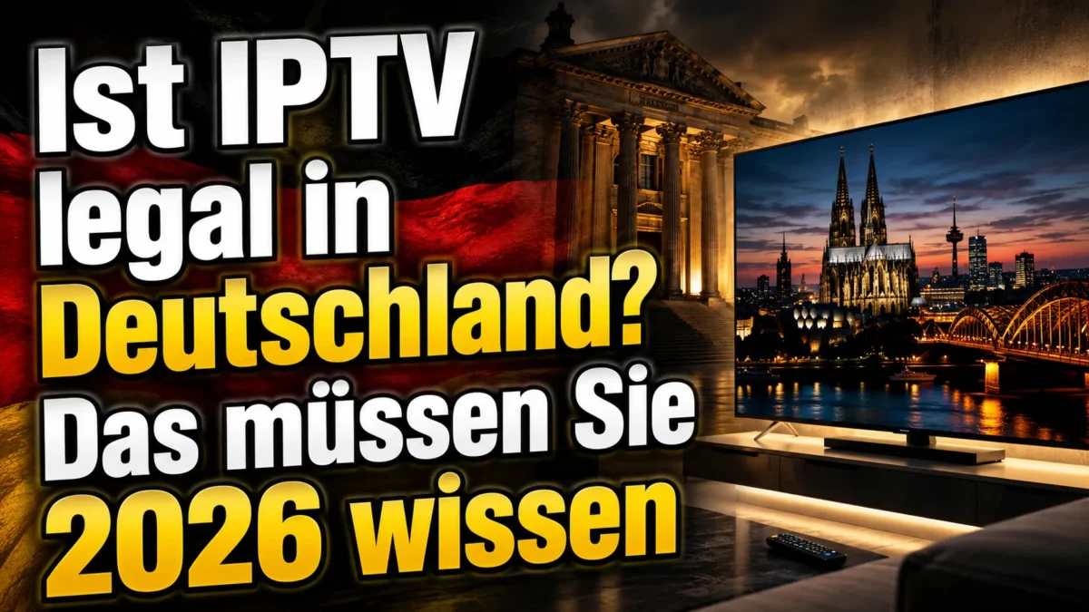 Ist IPTV legal in Deutschland Das müssen Sie 2026 wissen