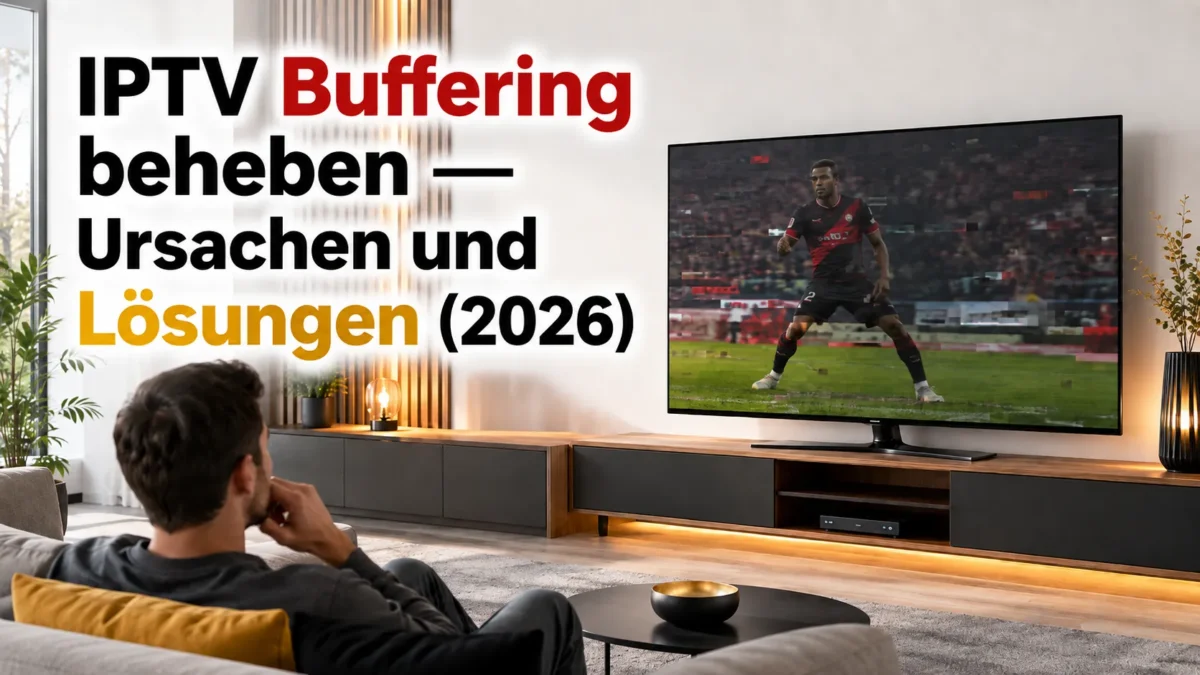 IPTV Buffering beheben — Ursachen und Lösungen (2026)