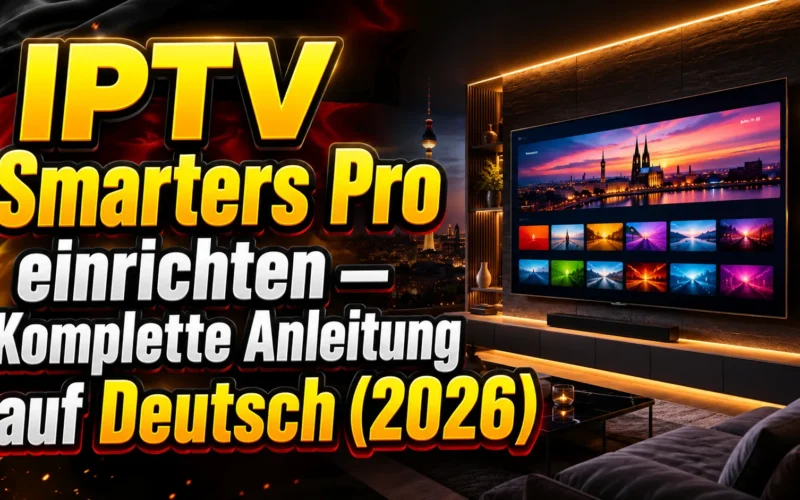 IPTV Smarters Pro einrichten — Komplette Anleitung auf Deutsch (2026)