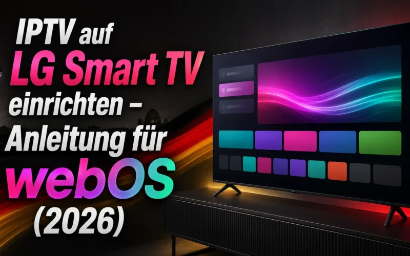 IPTV auf LG Smart TV einrichten – Anleitung für webOS (2026)