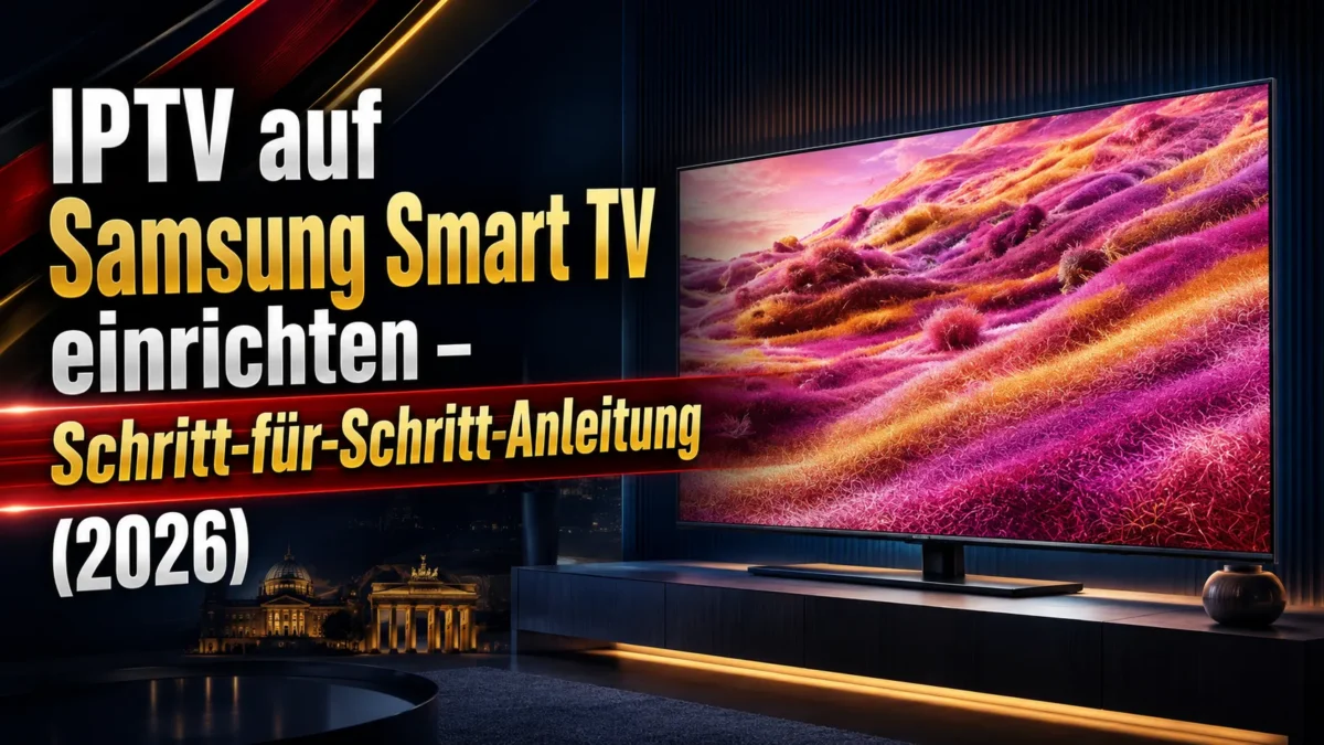 IPTV auf Samsung Smart TV einrichten – Schritt-für-Schritt-Anleitung (2026)