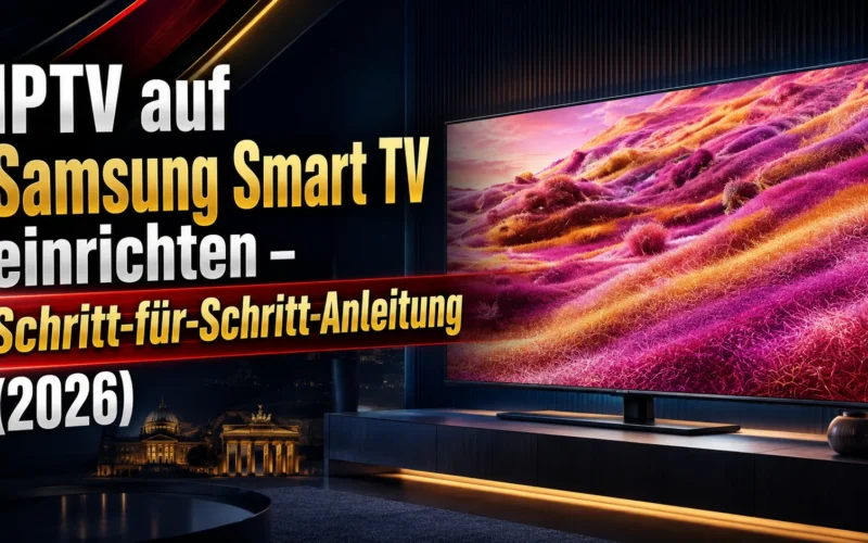 IPTV auf Samsung Smart TV einrichten – Schritt-für-Schritt-Anleitung (2026)