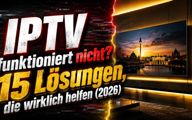 IPTV funktioniert nicht? 15 Lösungen, die wirklich helfen (2026)